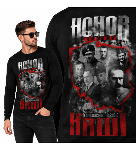 LONGSLEEVE PATRIOTYCZNY HONOR WE KRWI